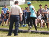 Jirka při proskakování pneumatik