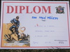 Diplom mužů za 4. místo