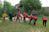 Děvčata před poslední disciplínou
