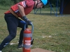 Martin s hasičákem
