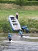 Rychle brodit pro raft a držet se vlevo!