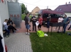 Příjezd k hasičárně.