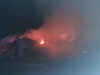 Požár pily v obci Malé Přílepy.