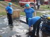 Jana, Michala a Miren s košem